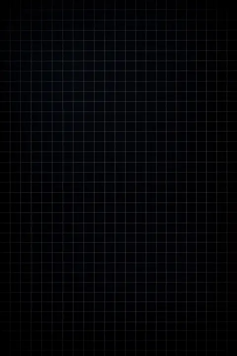 Dark minimalist wallpaper with an even grid of fine grey lines running edge to edge over black