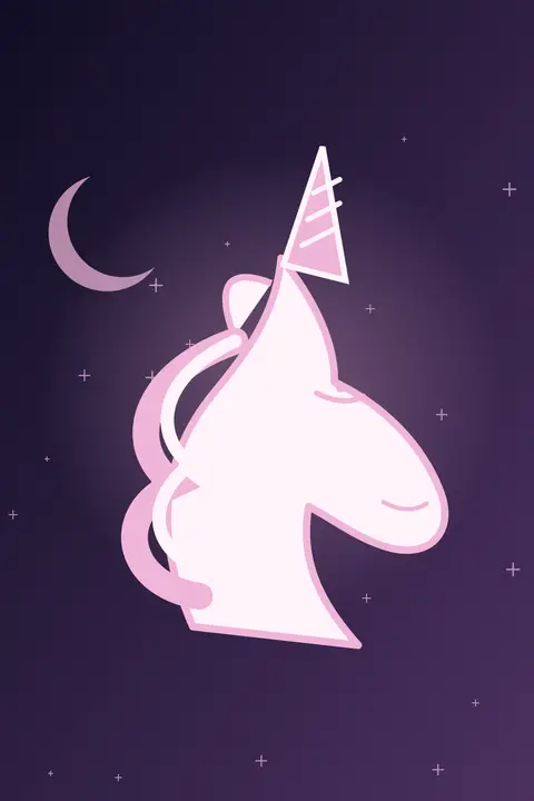 Eclipse Unicorn unicorn aesthetic wallpaper in the celestial collection