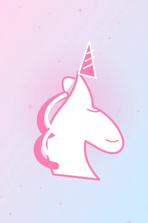 Candy Cloud unicorn aesthetic wallpaper in the kawaii collection