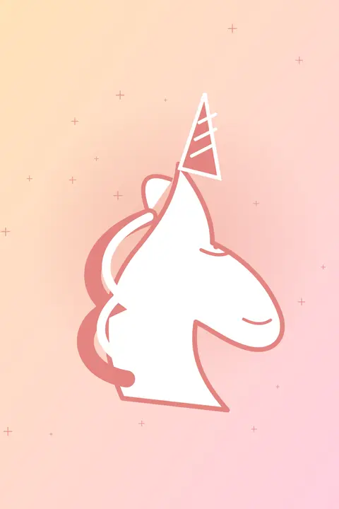 Sprinkle Sky unicorn aesthetic wallpaper in the kawaii collection