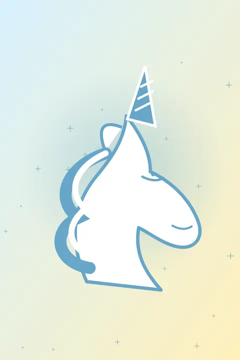 Tiny Rainbow unicorn aesthetic wallpaper in the kawaii collection