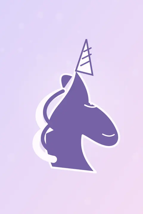 Lavender Clouds unicorn aesthetic wallpaper in the pastel collection